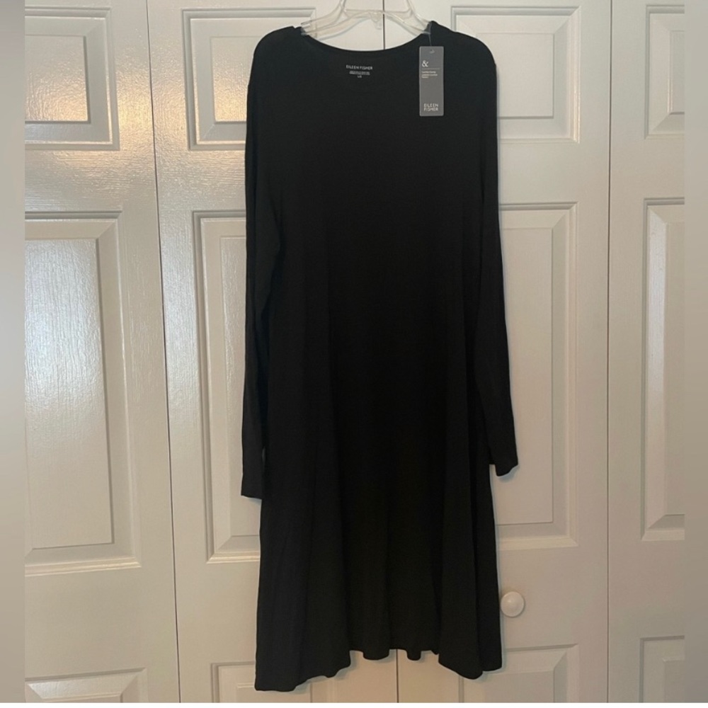 NWT brown Eileen Fisher Dress size large